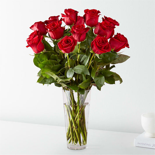 Long Stem Red Rose Bouquet – Boston City Florist, Boston MA