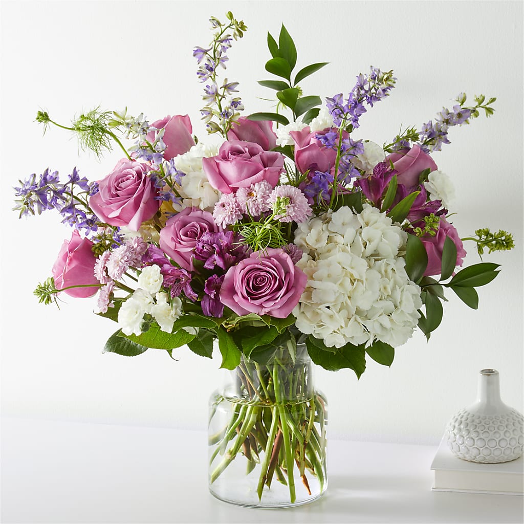 Violet Caress Bouquet – Boston City Florist, Boston MA