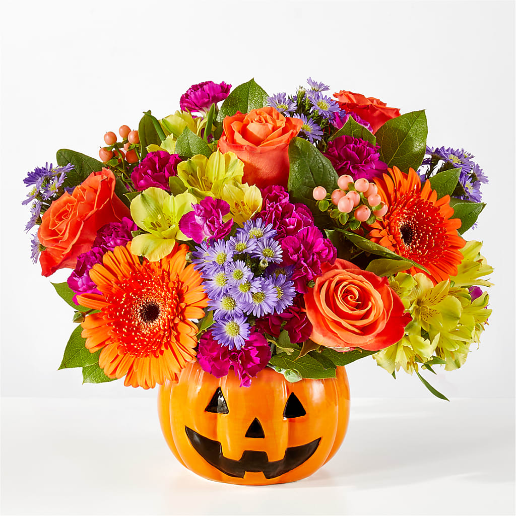 Tricks & Treats Pumpkin – Boston City Florist, Boston MA