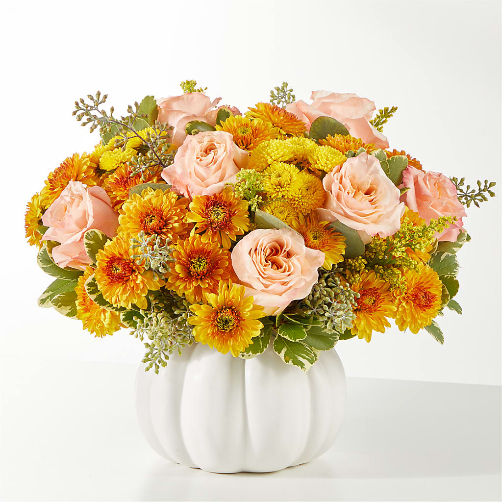 Peachy Pumpkin – Boston City Florist, Boston MA
