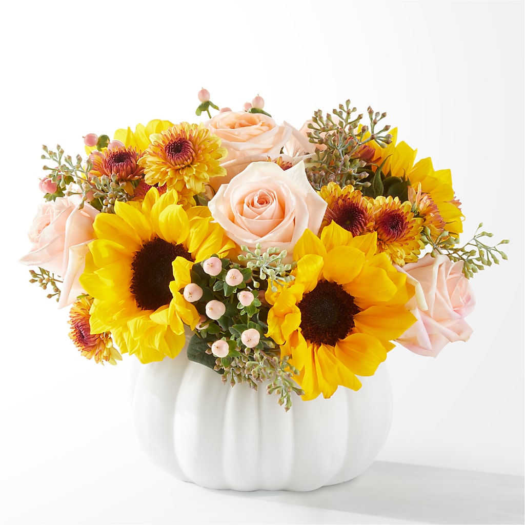 Pumpkin to Talk About Bouquet – Boston City Florist, Boston MA
