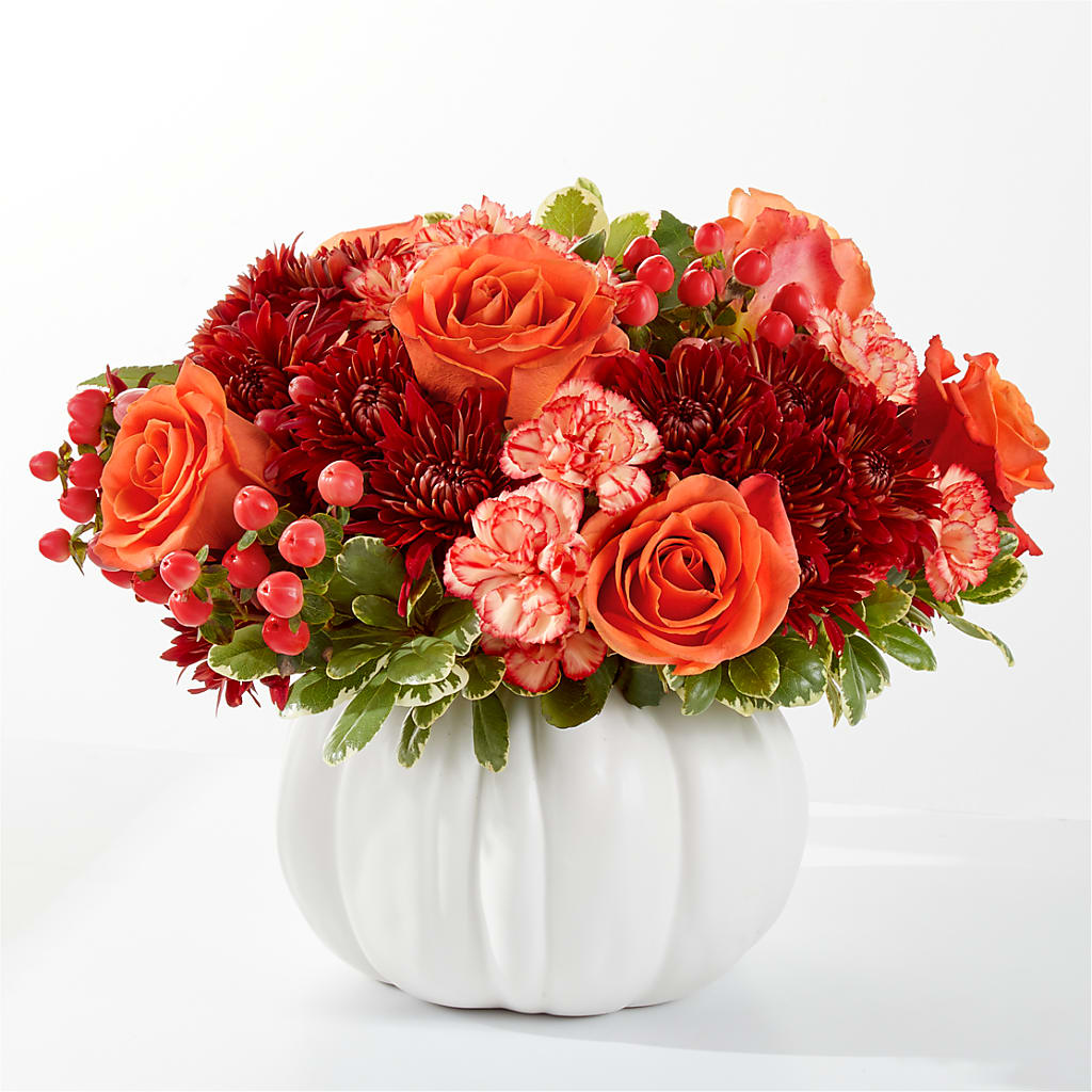 Autumn Air Pumpkin Bouquet – Boston City Florist, Boston MA