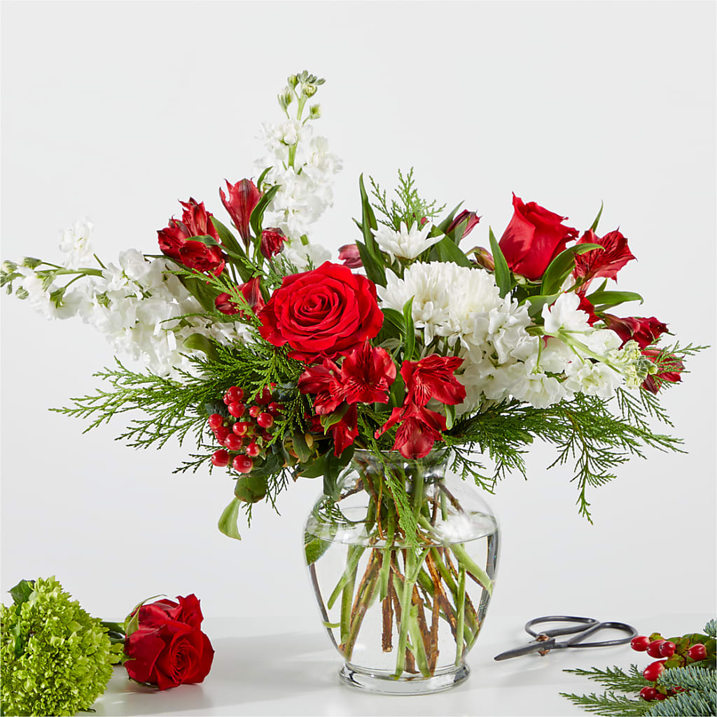 Merry Moment Bouquet – A Florist Original – Boston City Florist, Boston MA