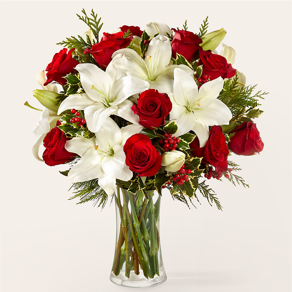 Sparkling Snowflakes Bouquet – Boston City Florist, Boston MA