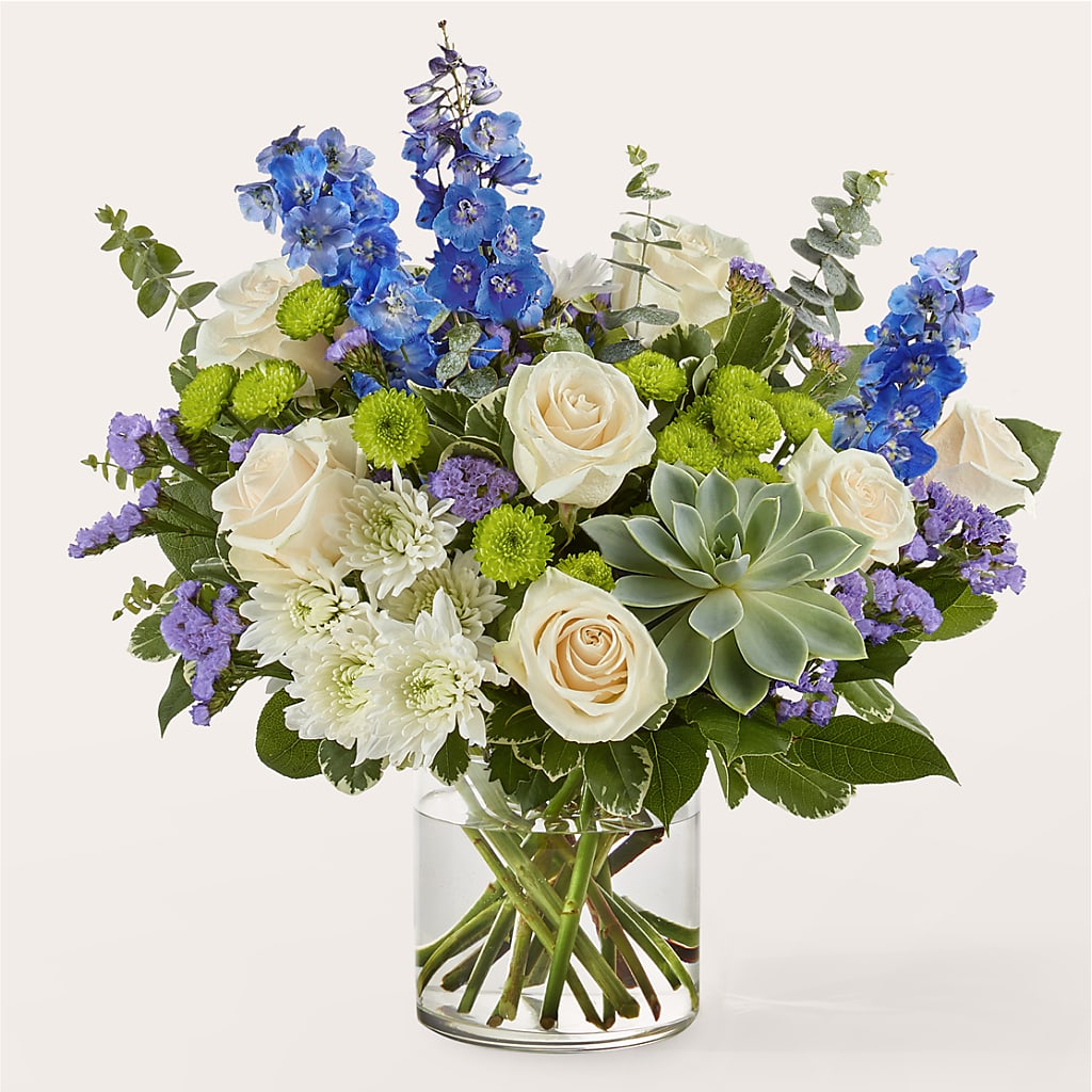 Cerulean Waves Bouquet – Boston City Florist, Boston MA