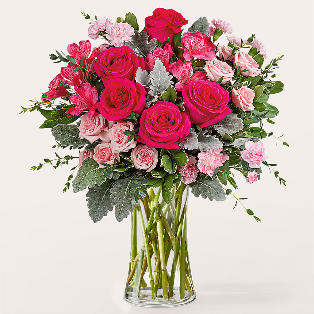 Tickled Pink Bouquet – Boston City Florist, Boston MA