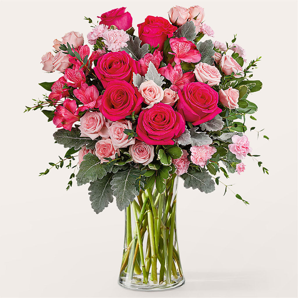 Tickled Pink Bouquet – Boston City Florist, Boston MA