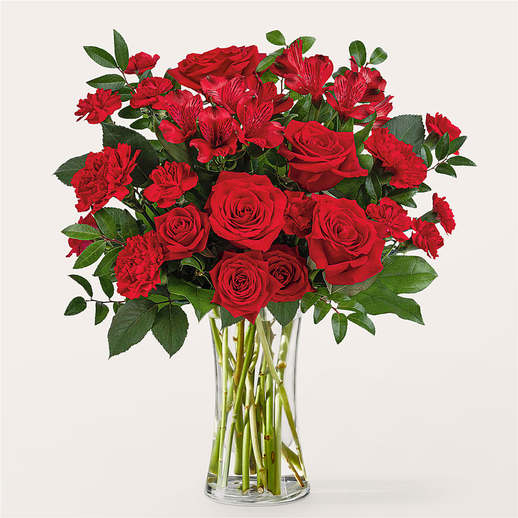 Brilliant Ruby Bouquet – Boston City Florist, Boston MA