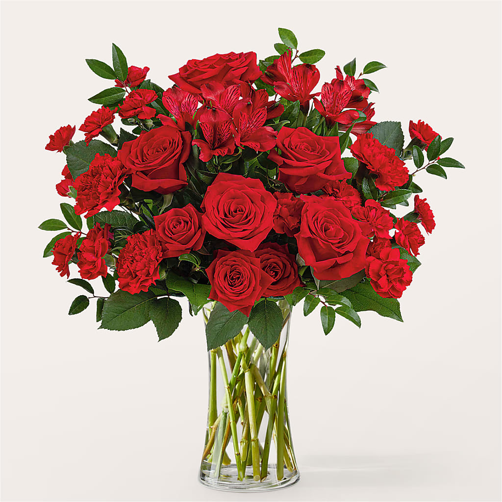 Brilliant Ruby Bouquet – Boston City Florist, Boston MA