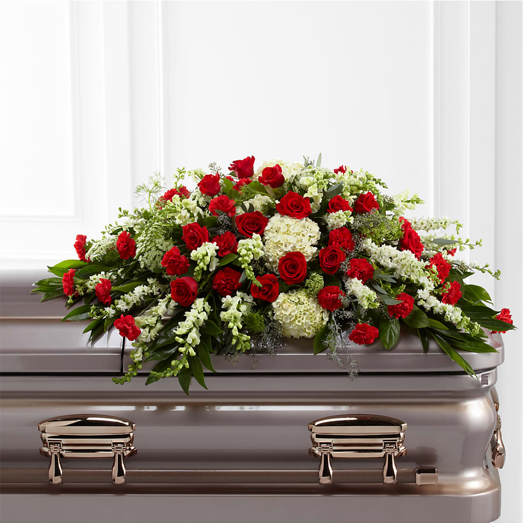 Sincerity Casket Spray – Boston City Florist, Boston MA