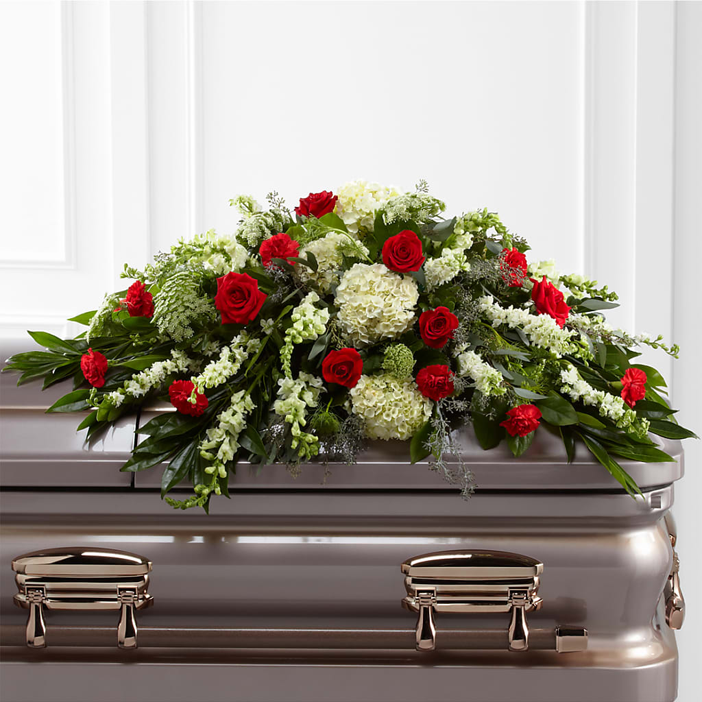 Sincerity Casket Spray – Boston City Florist, Boston MA