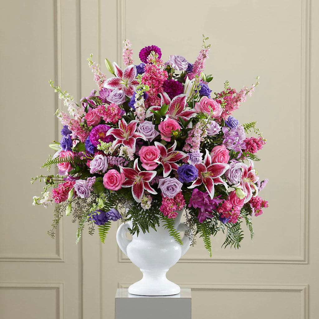 Peaceful Tribute Arrangement – Boston City Florist, Boston MA
