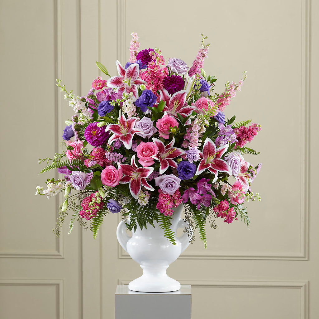 Peaceful Tribute Arrangement – Boston City Florist, Boston MA