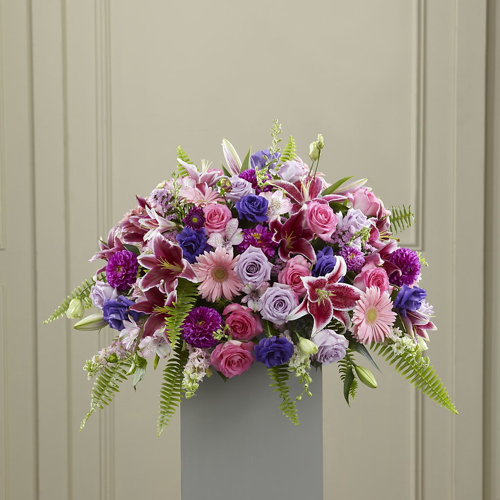 Fare Thee Well Pedestal – Boston City Florist, Boston MA