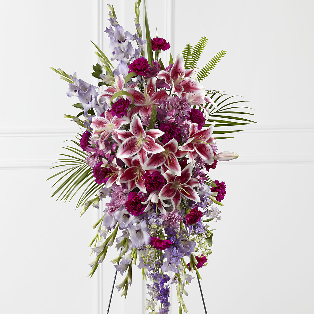 Tender Touch Standing Spray – Boston City Florist, Boston MA