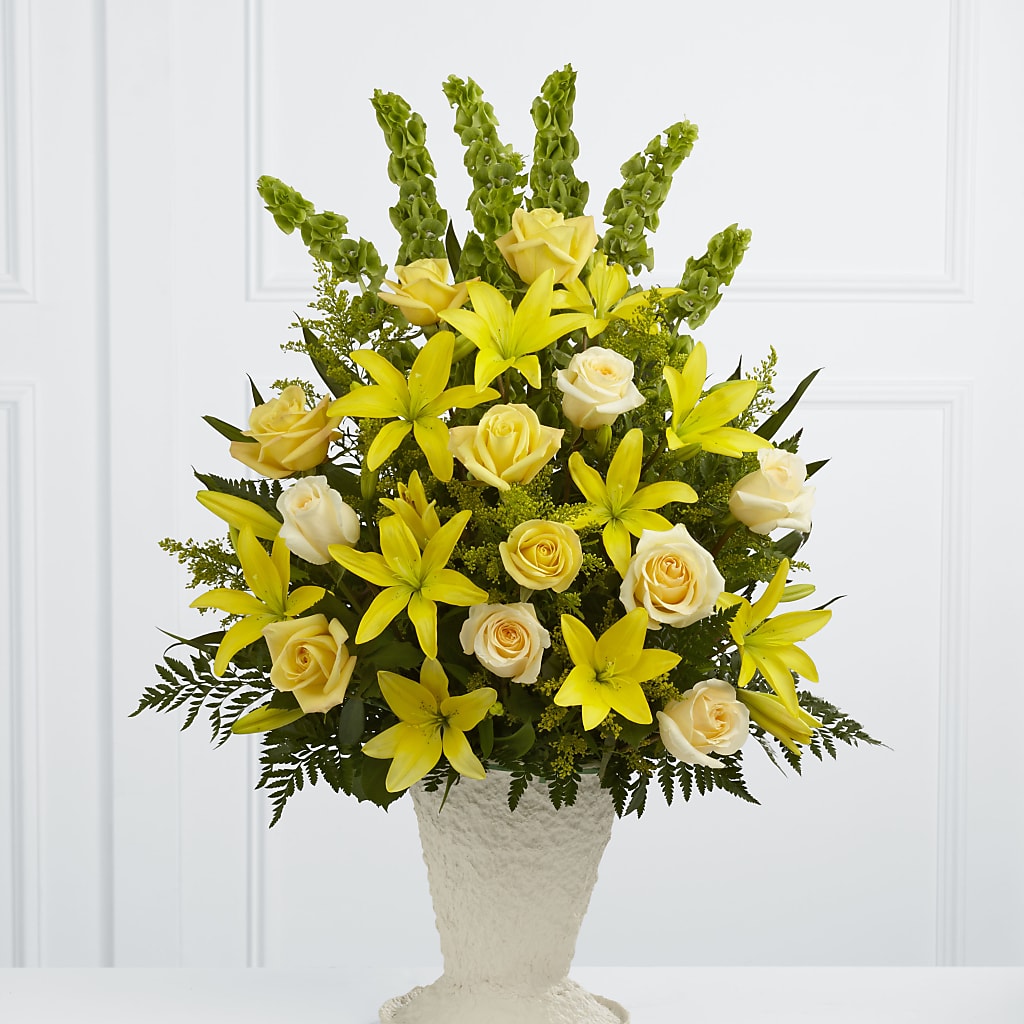 Golden Memories Arrangement – Boston City Florist, Boston MA