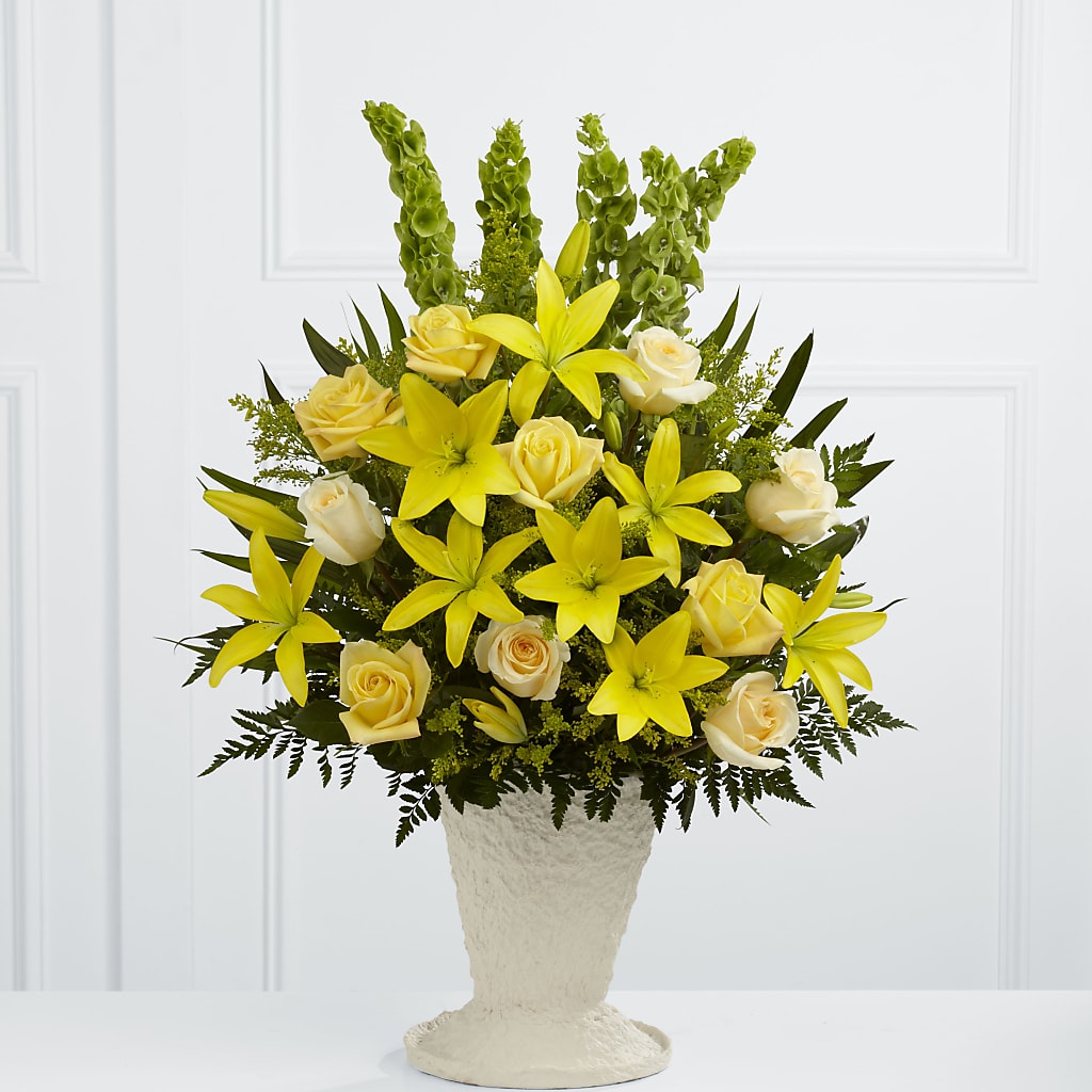 Golden Memories Arrangement – Boston City Florist, Boston MA