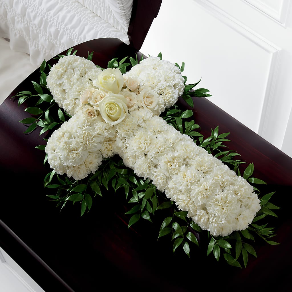 Peaceful Memories Casket Spray (Standard) – Boston City Florist, Boston MA