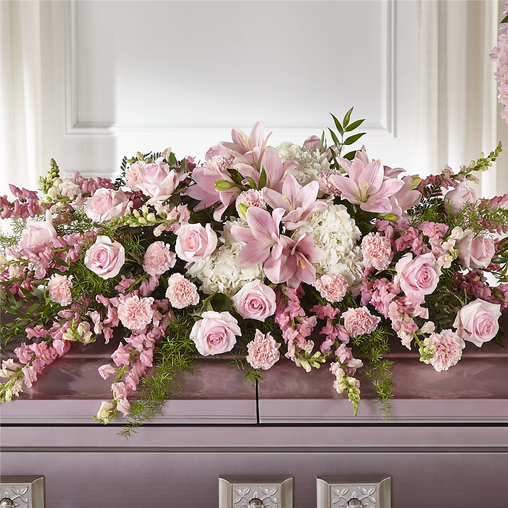 Life & Remembrance Casket Spray – Boston City Florist, Boston MA