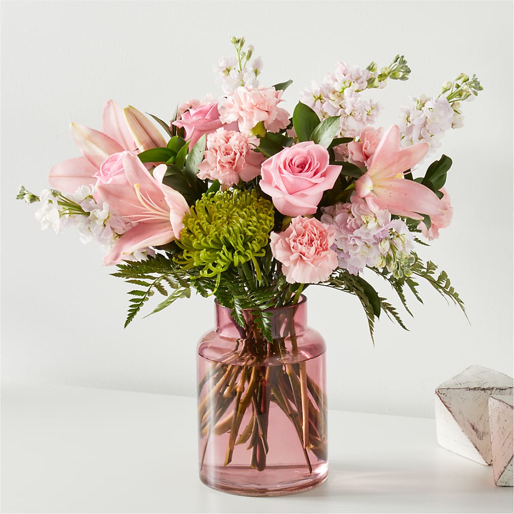 Pretty in Pink Bouquet – Boston City Florist, Boston MA