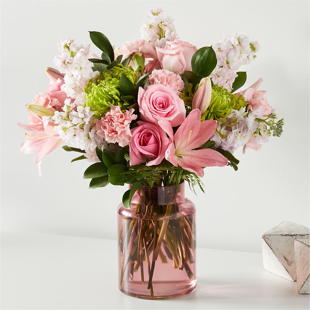 Pretty in Pink Bouquet – Boston City Florist, Boston MA