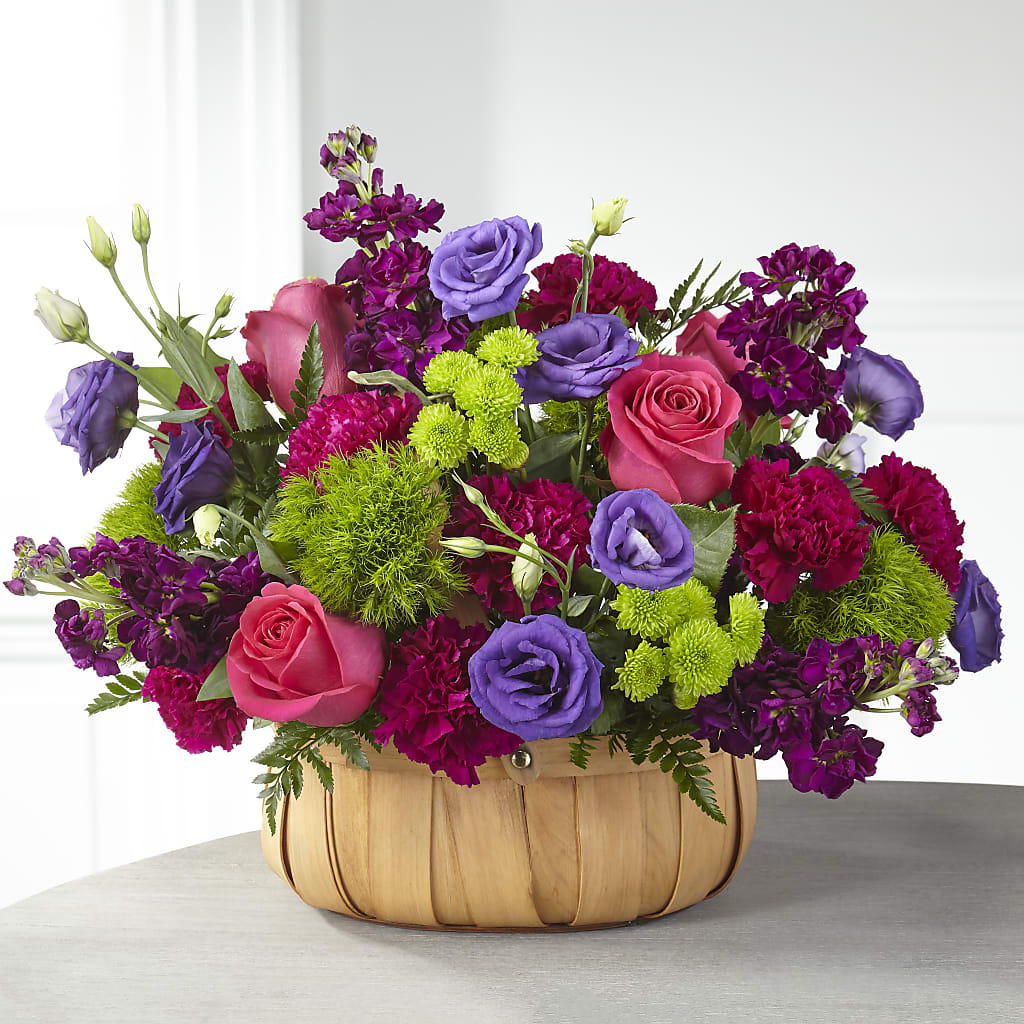Serene Sanctuary Basket – Boston City Florist, Boston MA