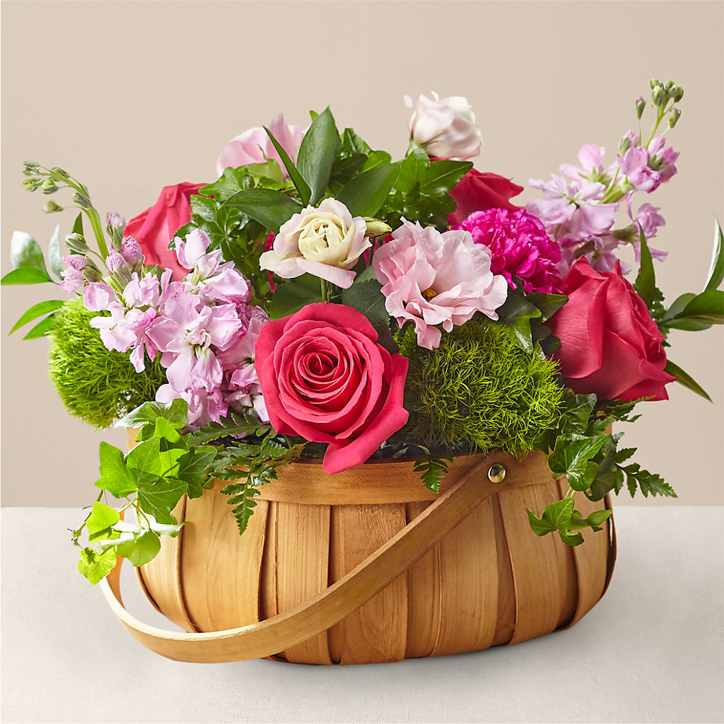 Radiance in Bloom Basket – Boston City Florist, Boston MA