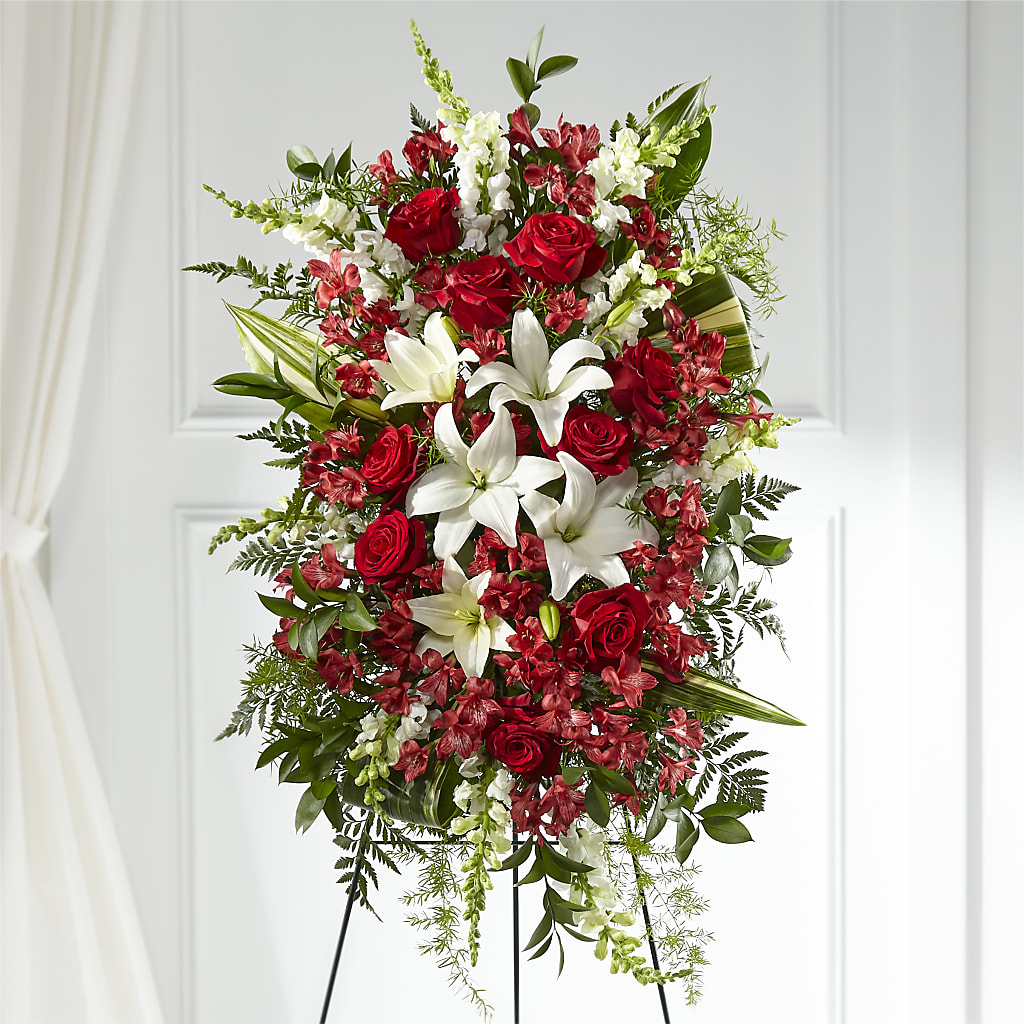 Everlasting Memory Standing Spray – Boston City Florist, Boston MA