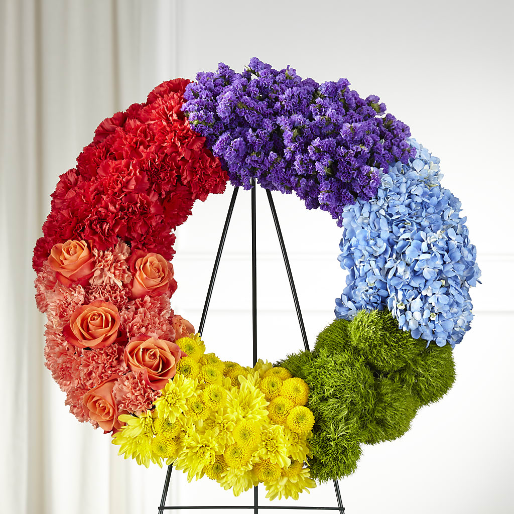 Circle of Love Wreath – Boston City Florist, Boston MA