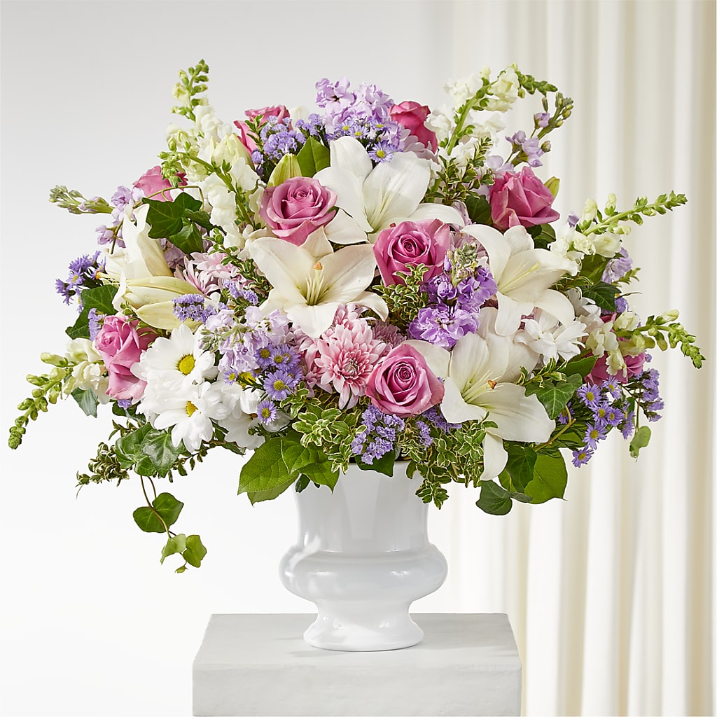 Remarkable Life Urn Arrangement – Boston City Florist, Boston MA