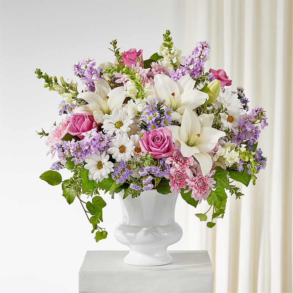 Remarkable Life Urn Arrangement – Boston City Florist, Boston MA