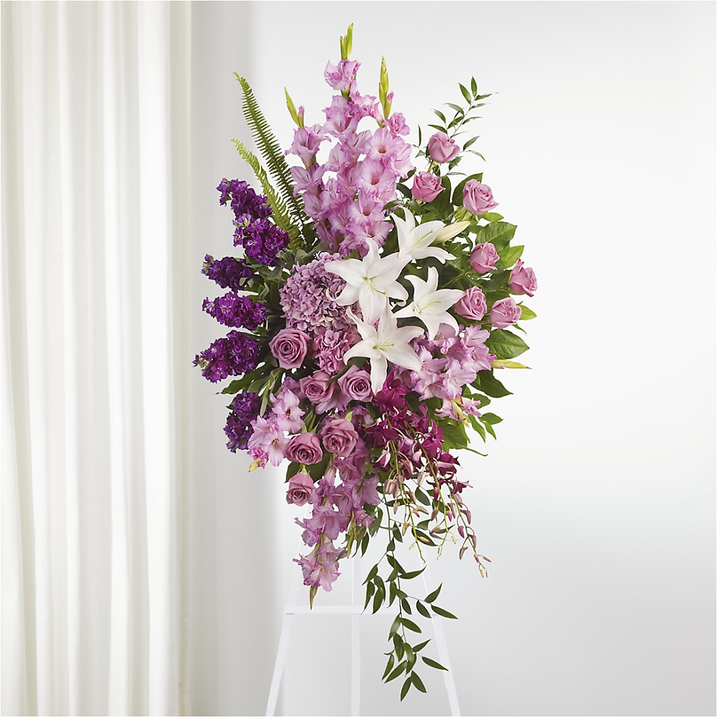 Never Alone Standing Spray – Boston City Florist, Boston MA