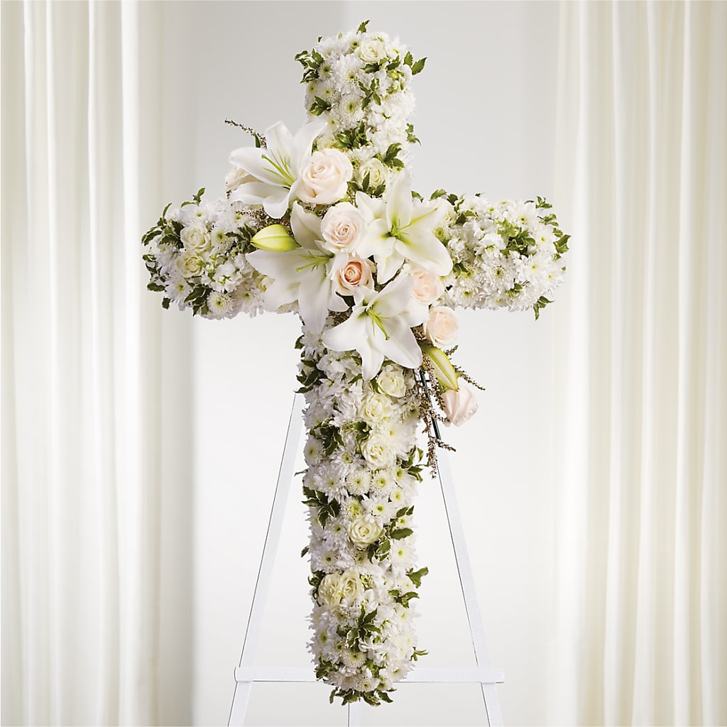 Spiritual Guidance Standing Spray – Boston City Florist, Boston MA