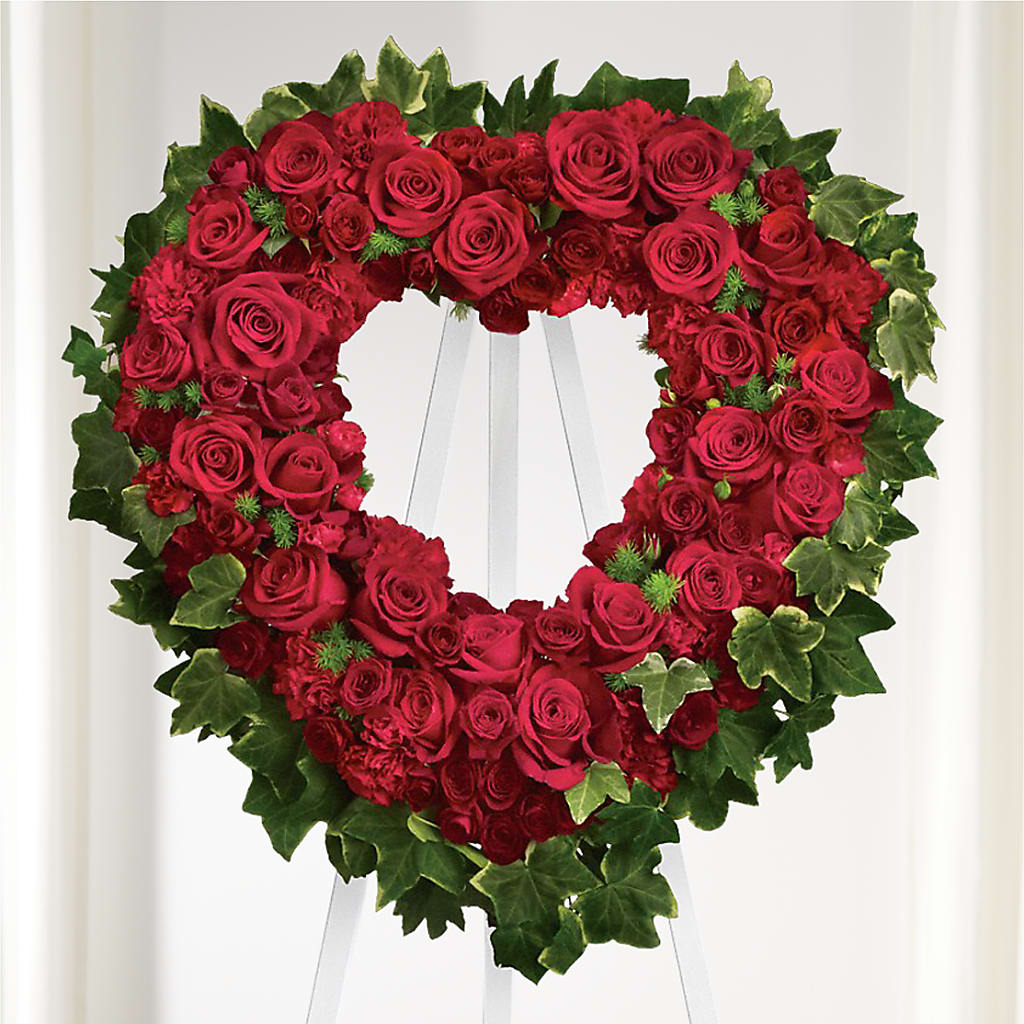 Wholehearted Standing Spray – Boston City Florist, Boston MA