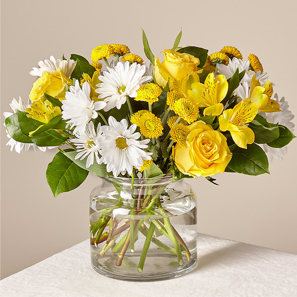 Sunny Sentiments Bouquet – Boston City Florist, Boston MA
