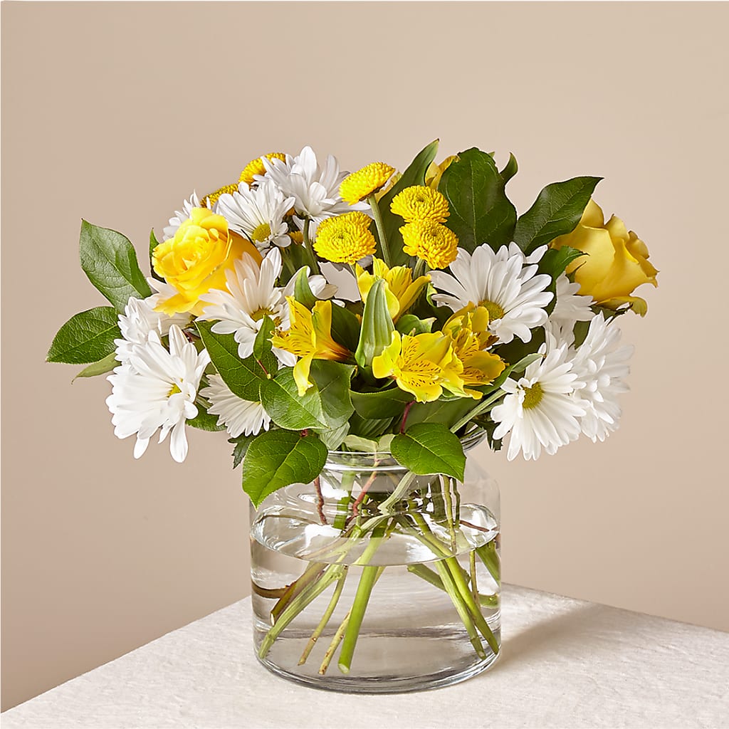 Sunny Sentiments Bouquet – Boston City Florist, Boston MA