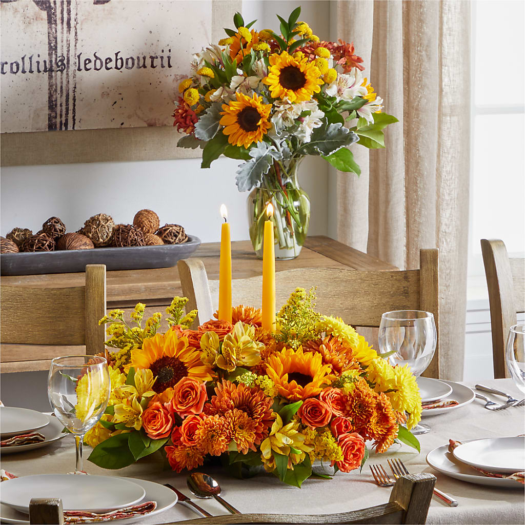 Golden Gathering Bundle – Boston City Florist, Boston MA