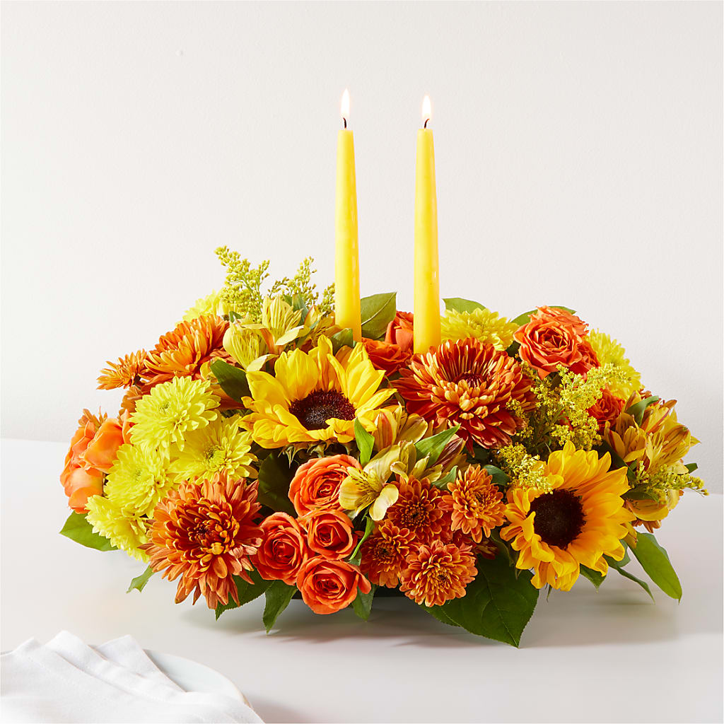 Autumn Harmony Centerpiece – Boston City Florist, Boston MA