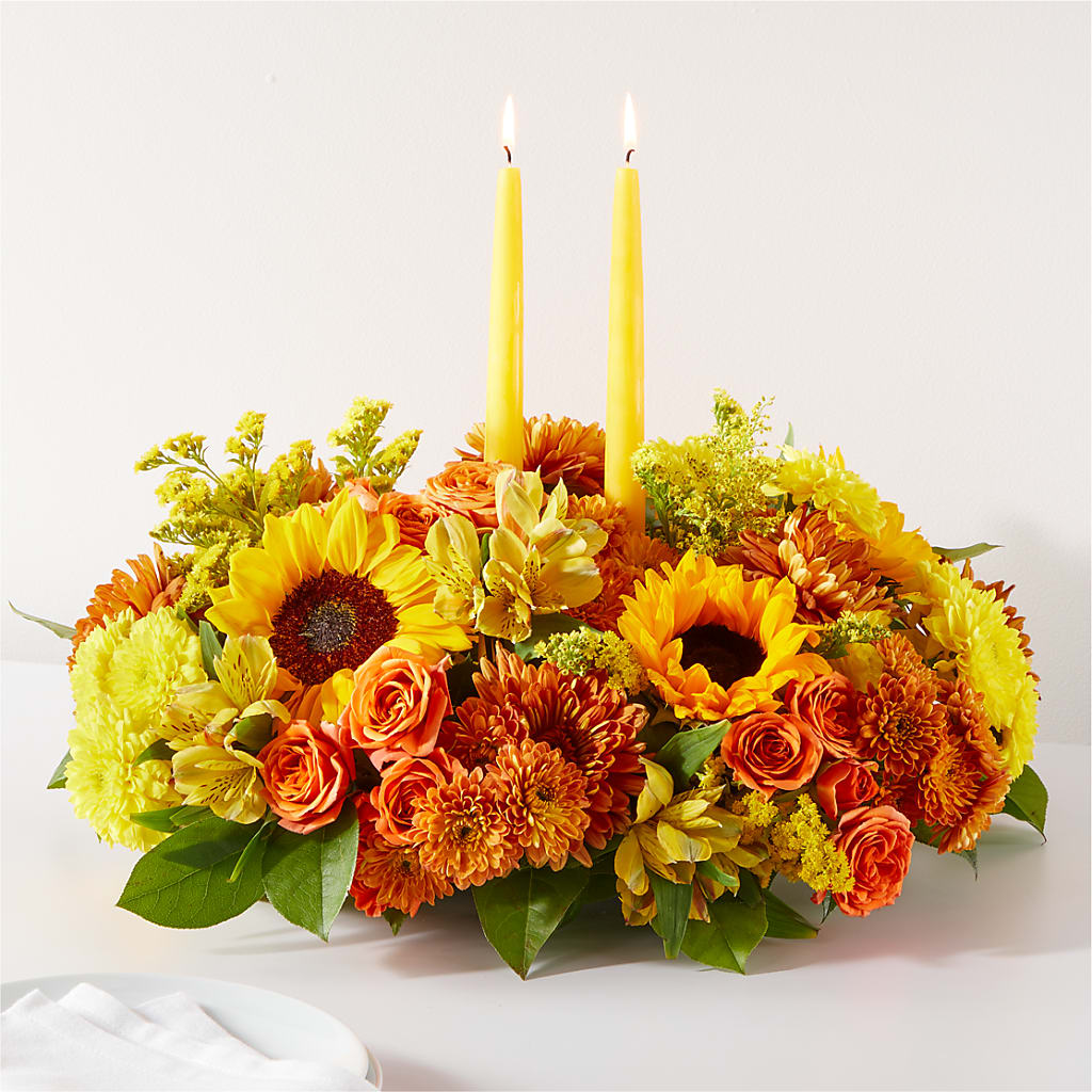 Autumn Harmony Centerpiece – Boston City Florist, Boston MA