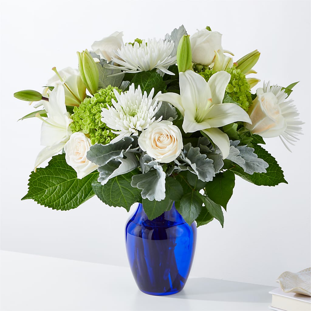 Snowy Dreams Bouquet – Boston City Florist, Boston MA