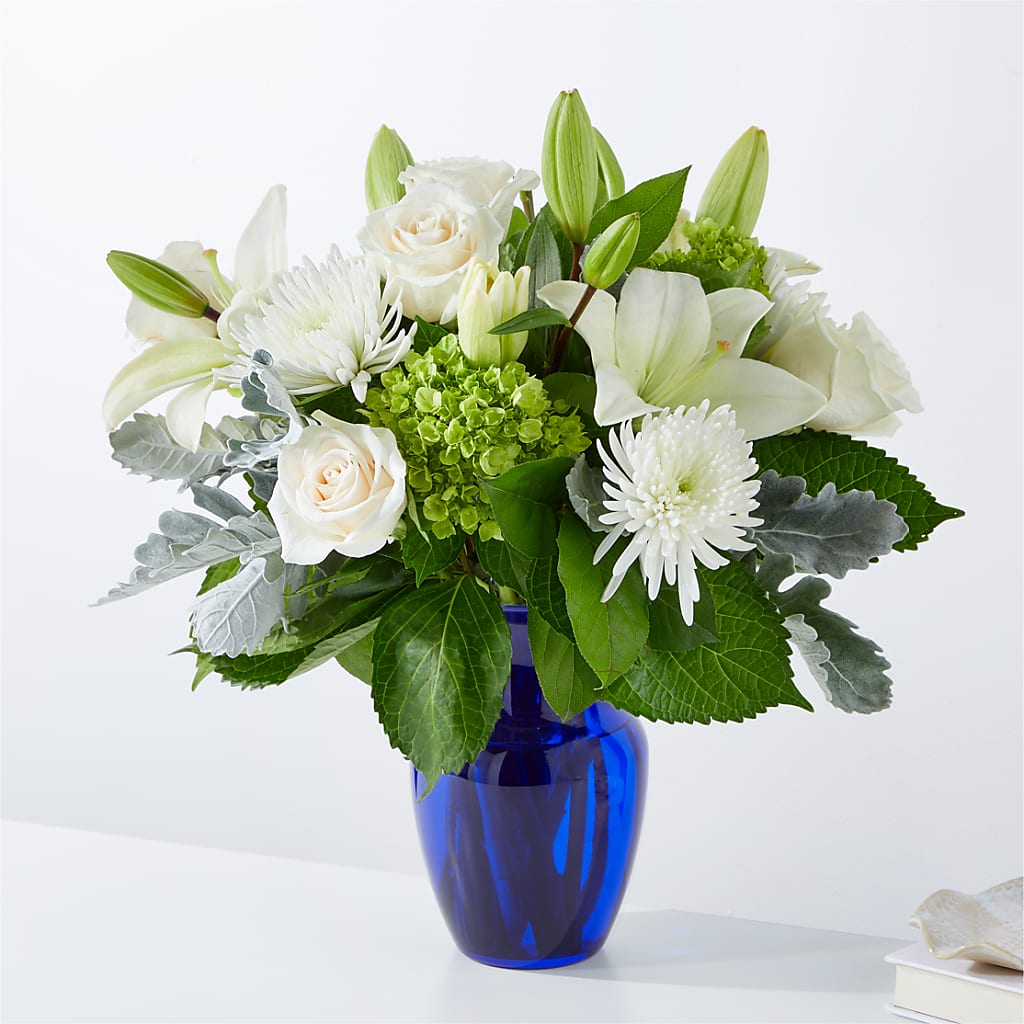 Snowy Dreams Bouquet – Boston City Florist, Boston MA