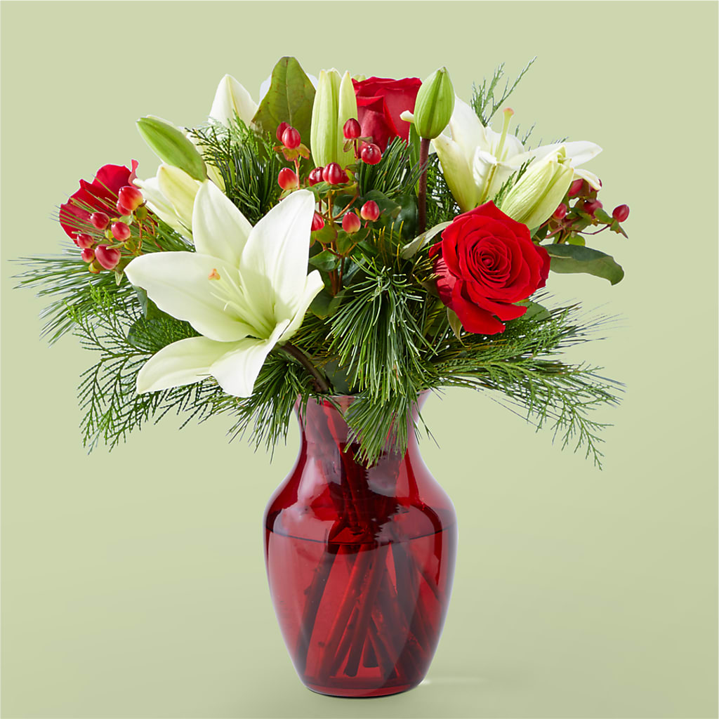 Evergreen Delight Bouquet – Boston City Florist, Boston MA