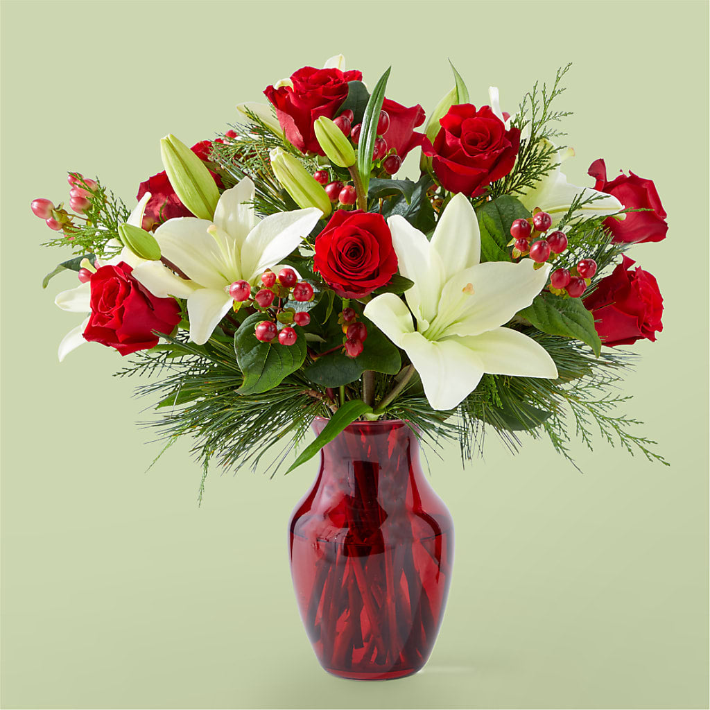 Evergreen Delight Bouquet – Boston City Florist, Boston MA