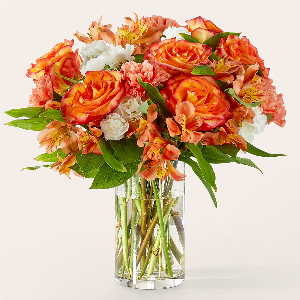 Apricot Glow Bouquet – Boston City Florist, Boston MA