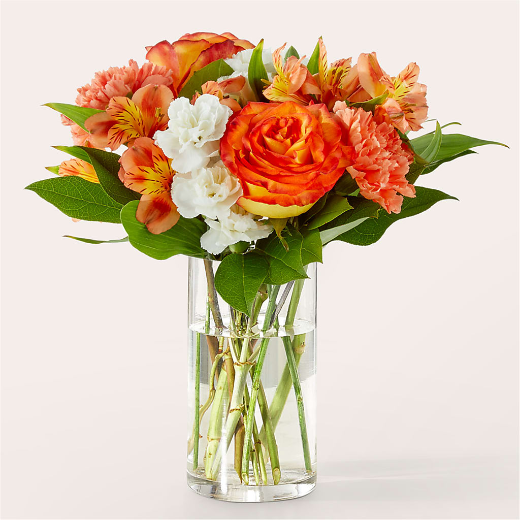 Apricot Glow Bouquet – Boston City Florist, Boston MA