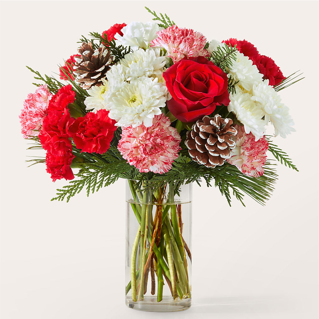Candy Cane Lane Bouquet – Boston City Florist, Boston MA