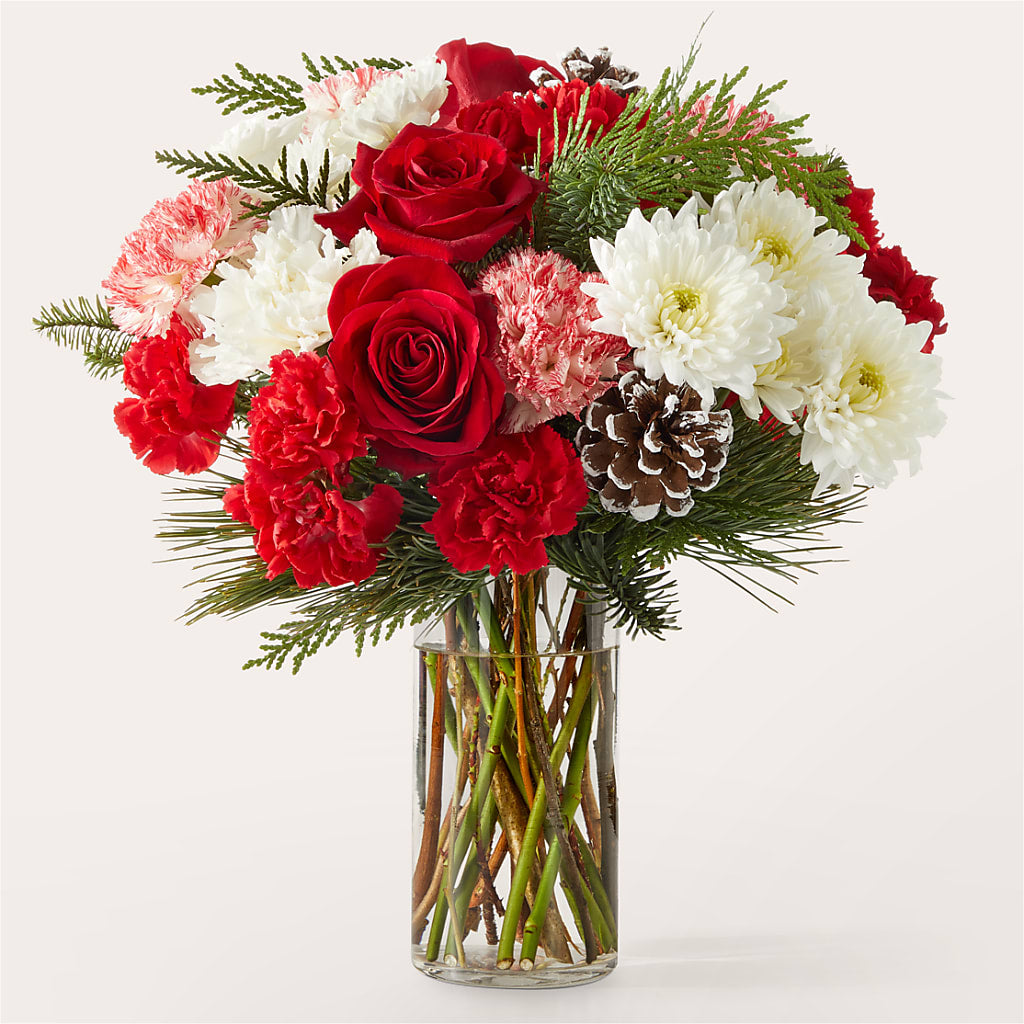 Candy Cane Lane Bouquet – Boston City Florist, Boston MA