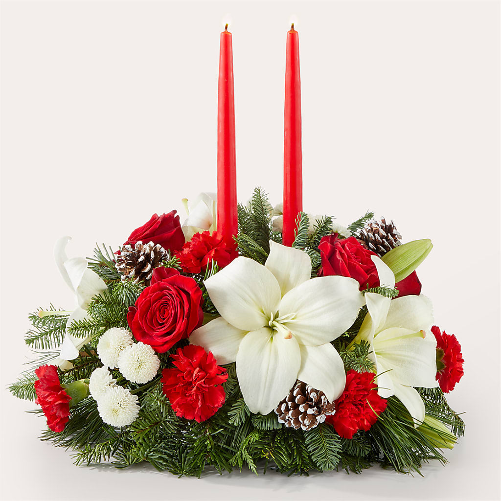 Seasonal Festivities Centerpiece – Boston City Florist, Boston MA