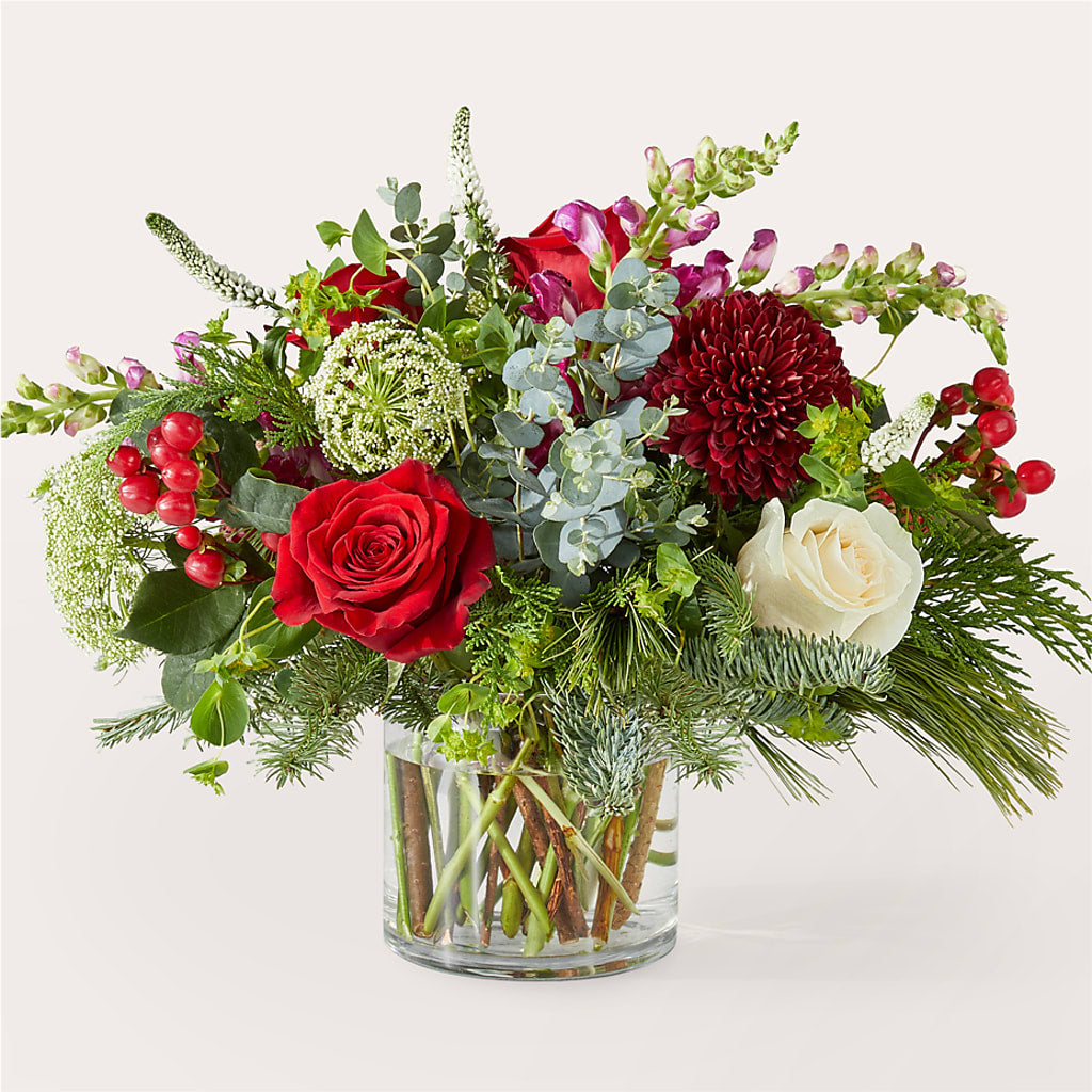 Cranberry Fizz Bouquet – Boston City Florist, Boston MA