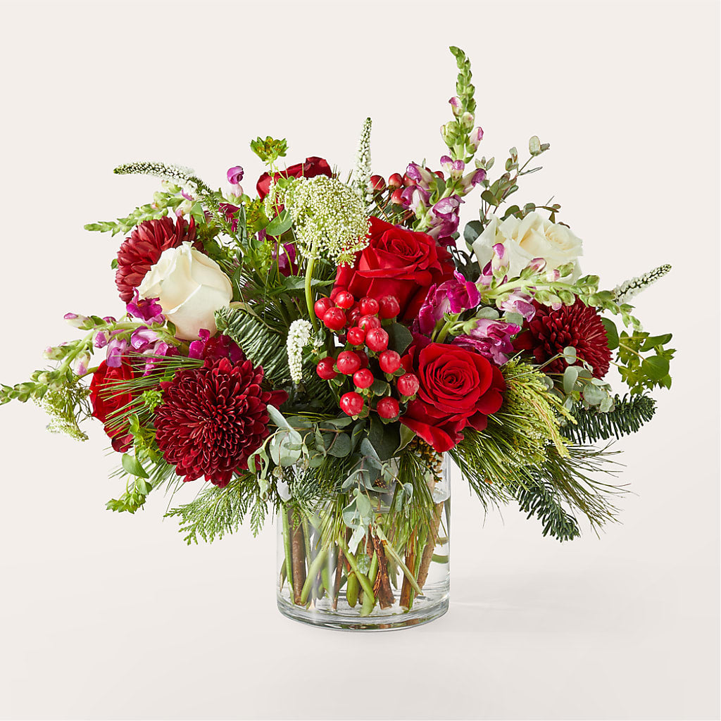 Cranberry Fizz Bouquet – Boston City Florist, Boston MA